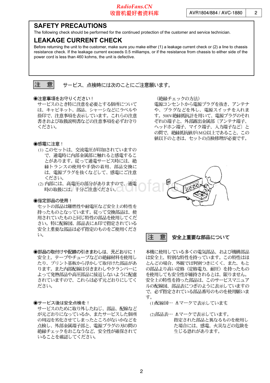 Denon-AVR884-avr-sm维修电路原理图.pdf_第2页