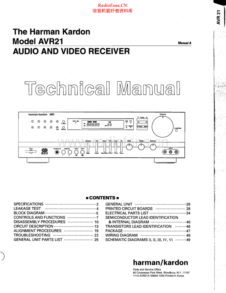 HarmanKardon-AVR21-avr-sm维修电路原理图.pdf_第1页