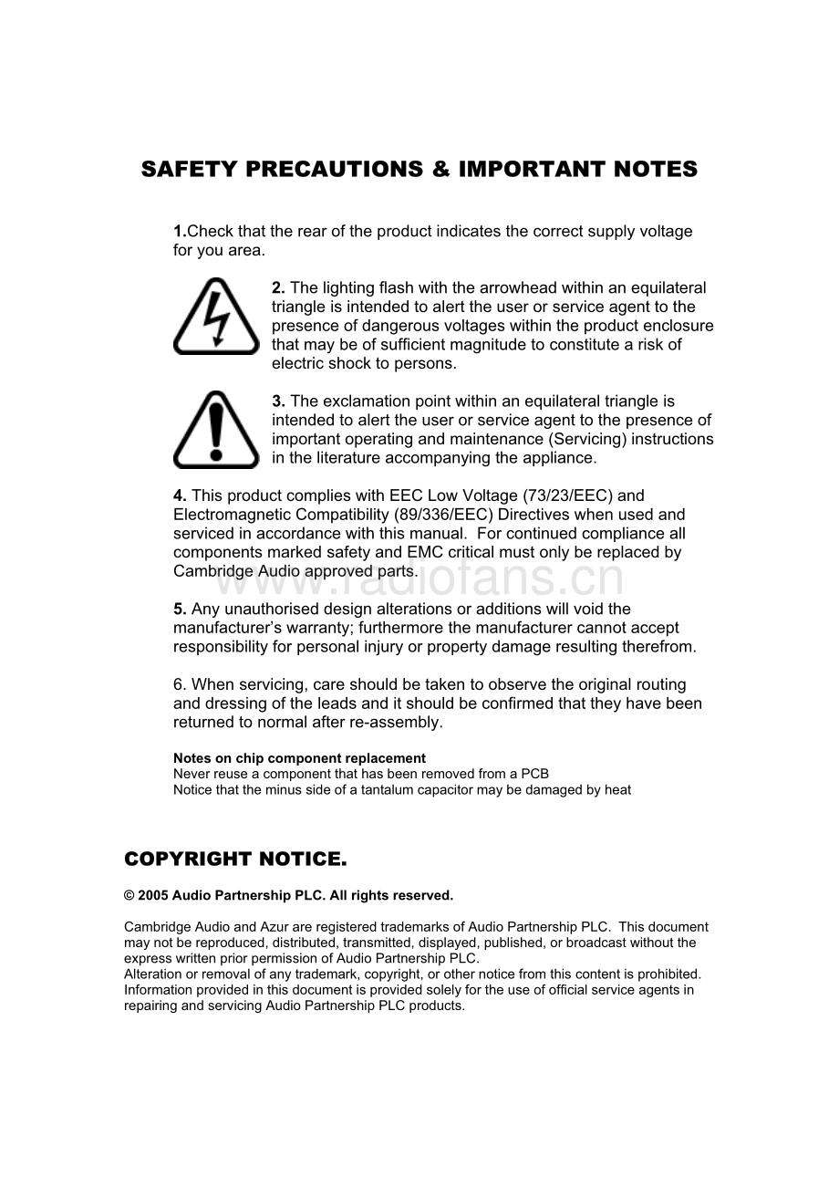 Cambridge-640A-int-sm维修电路原理图.pdf_第3页