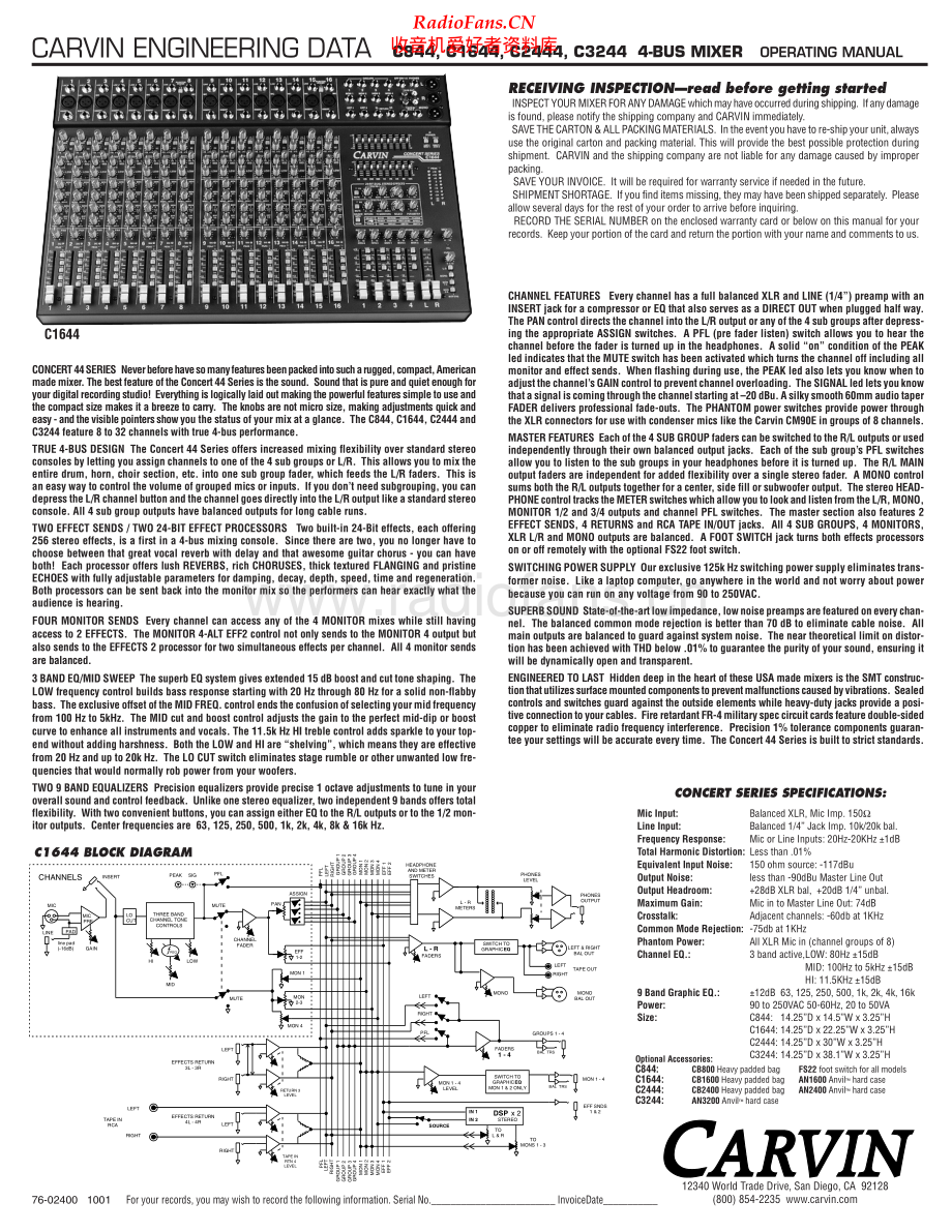 Carvin-C3244-mix-sup维修电路原理图.pdf_第2页