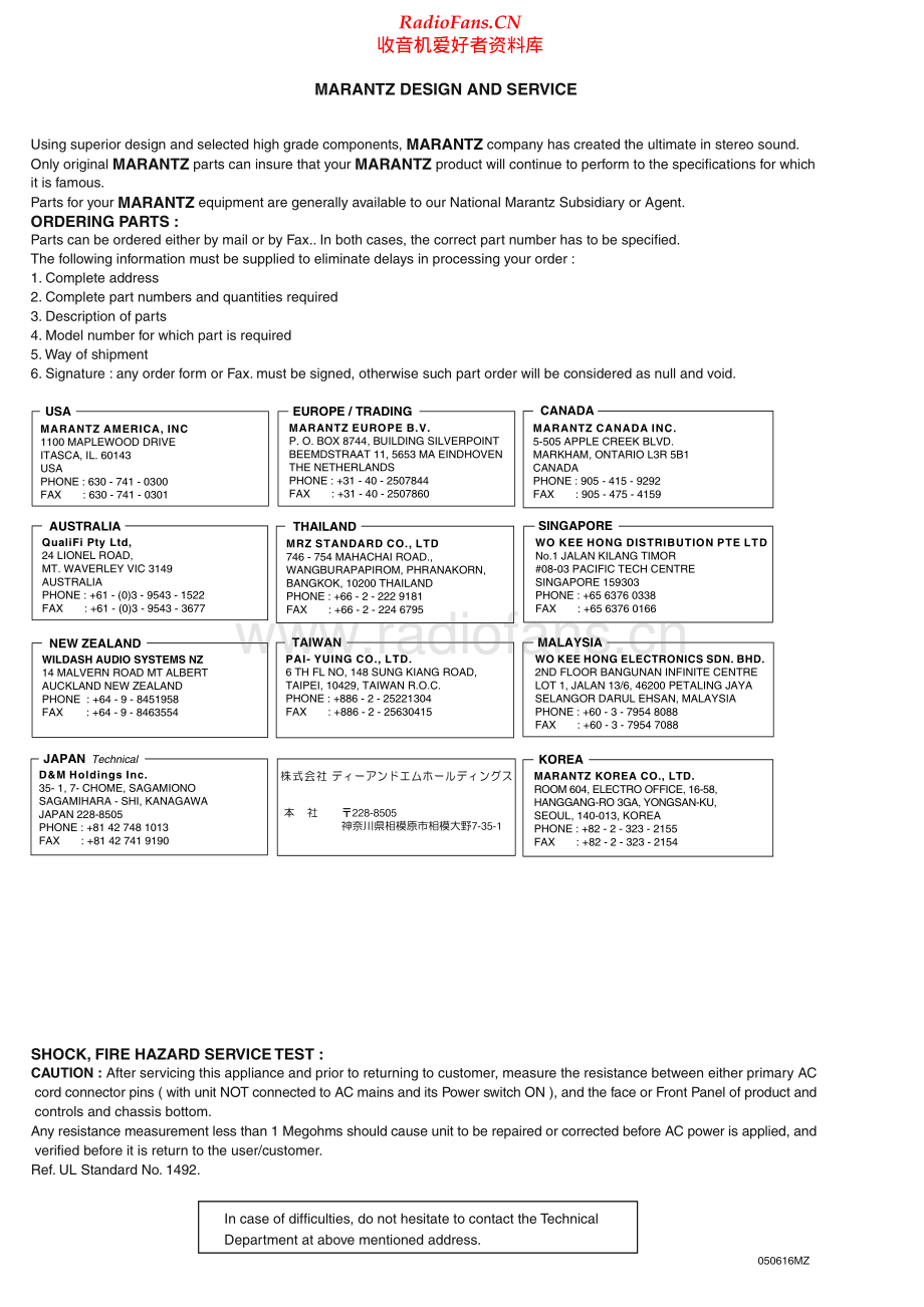 Marantz-PM4001-int-sm 维修电路原理图.pdf_第2页