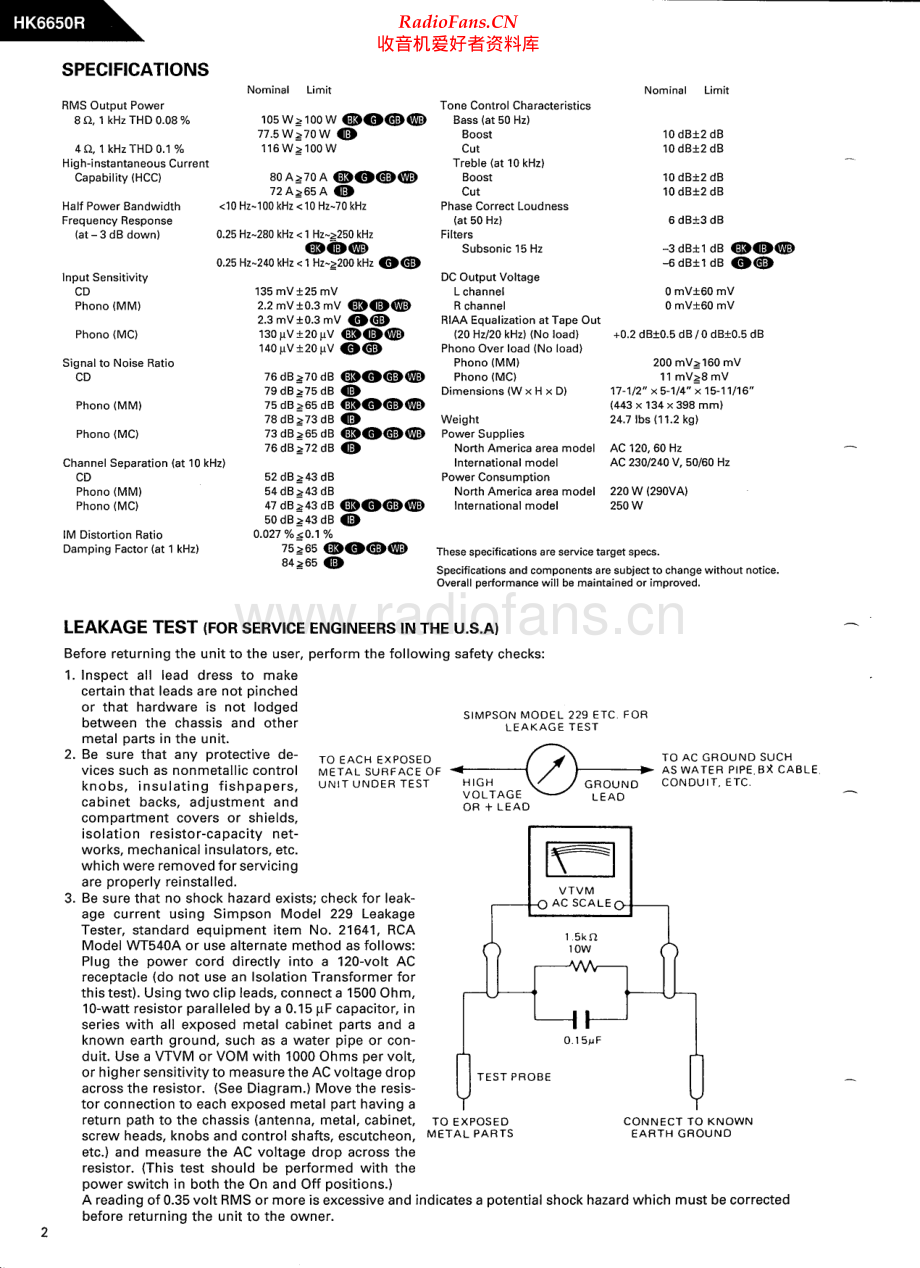 HarmanKardon-HK6650R-int-sm维修电路原理图.pdf_第2页