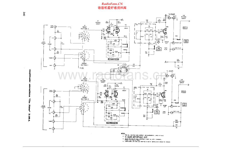 Fisher-X100A-int-sch3维修电路原理图.pdf_第1页