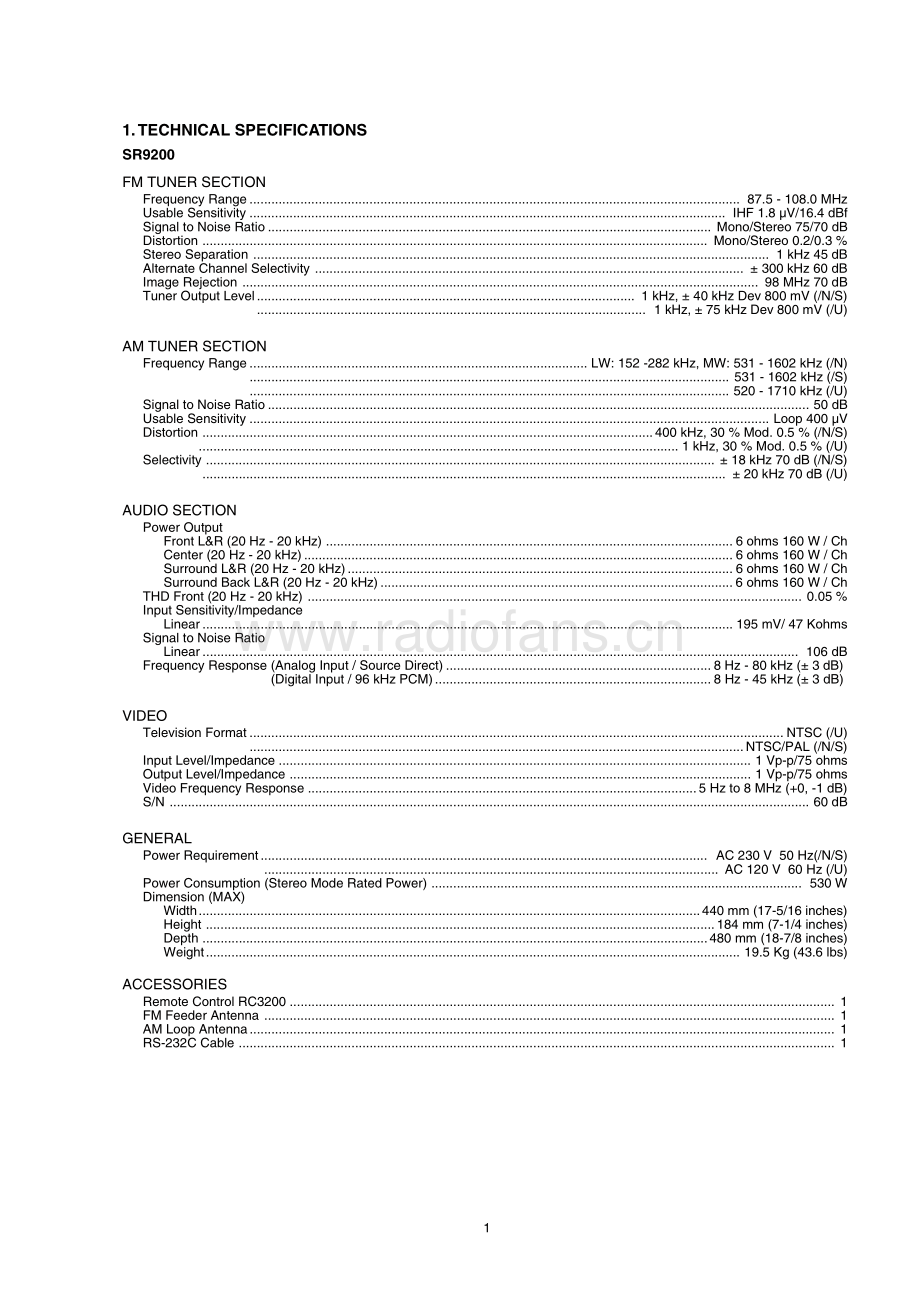 Marantz-PS9200-avr-sm 维修电路原理图.pdf_第3页