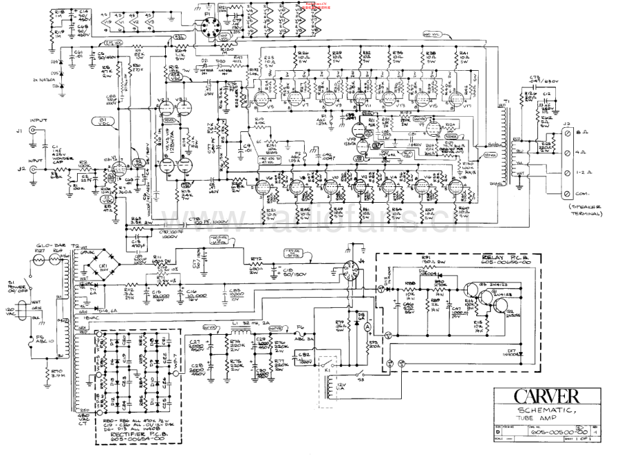 Carver-Super7-pwr-sch维修电路原理图.pdf_第1页