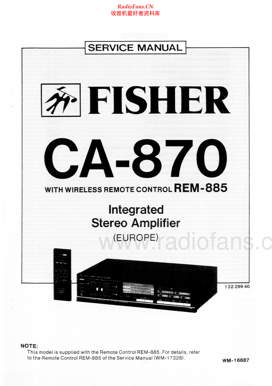 Fisher-CA870-int-sm维修电路原理图.pdf_第1页