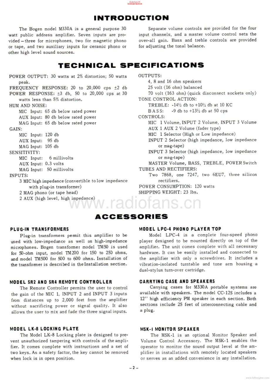 Bogen-M330A-pa-sm维修电路原理图.pdf_第2页