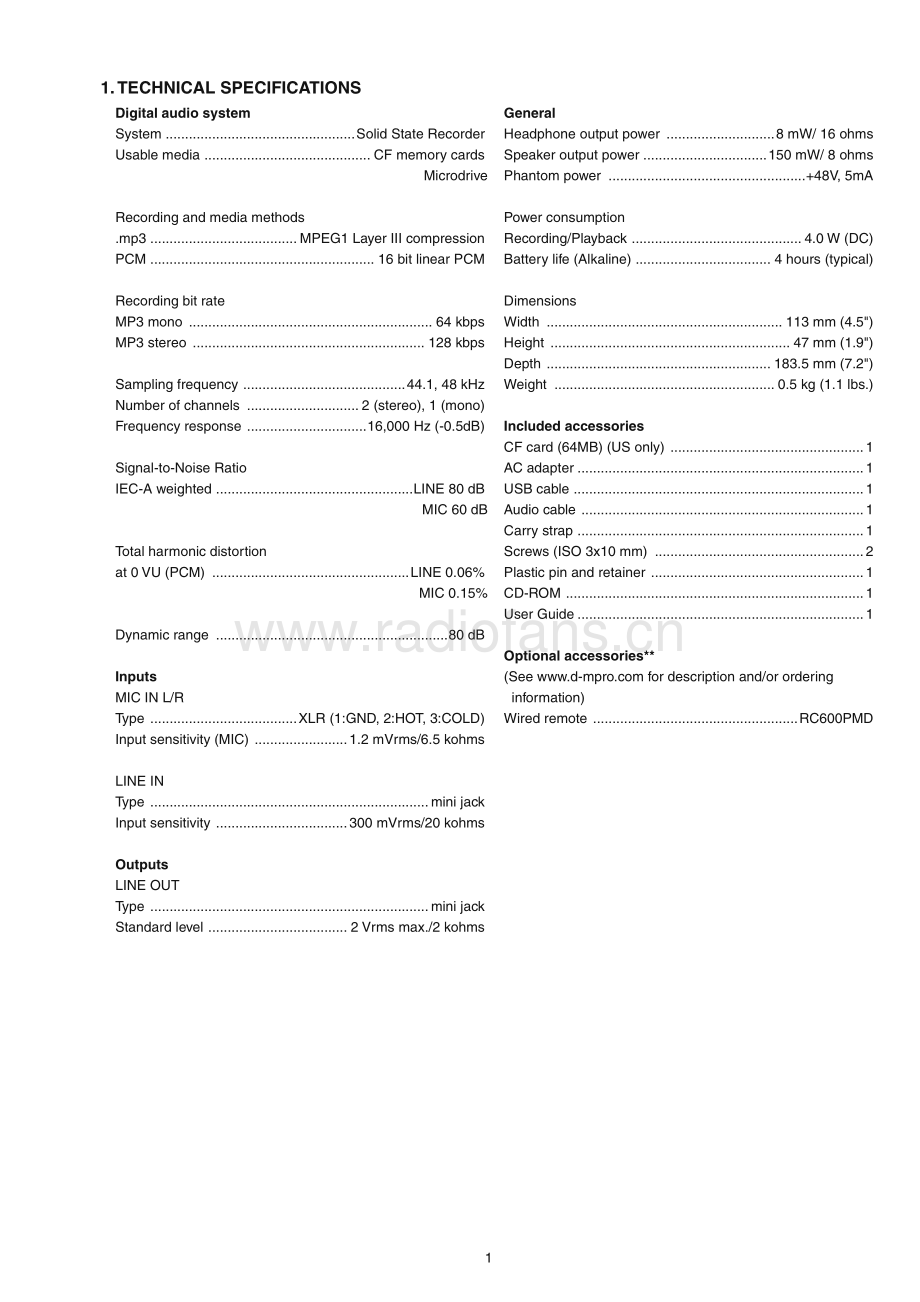 Marantz-PMD660-ssr-sm 维修电路原理图.pdf_第3页