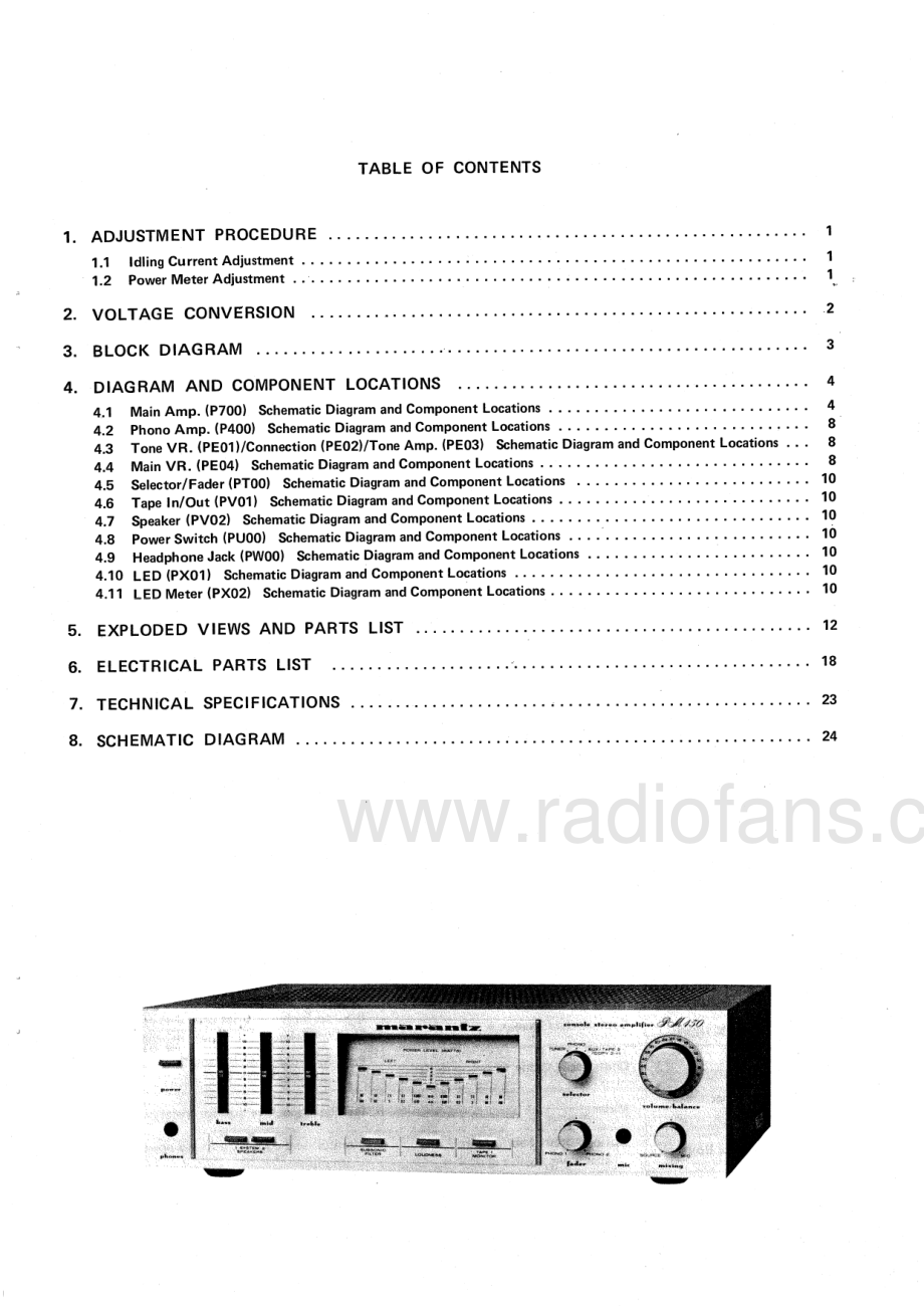 Marantz-PM450-int-sm 维修电路原理图.pdf_第3页