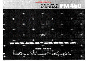 Marantz-PM450-int-sm 维修电路原理图.pdf
