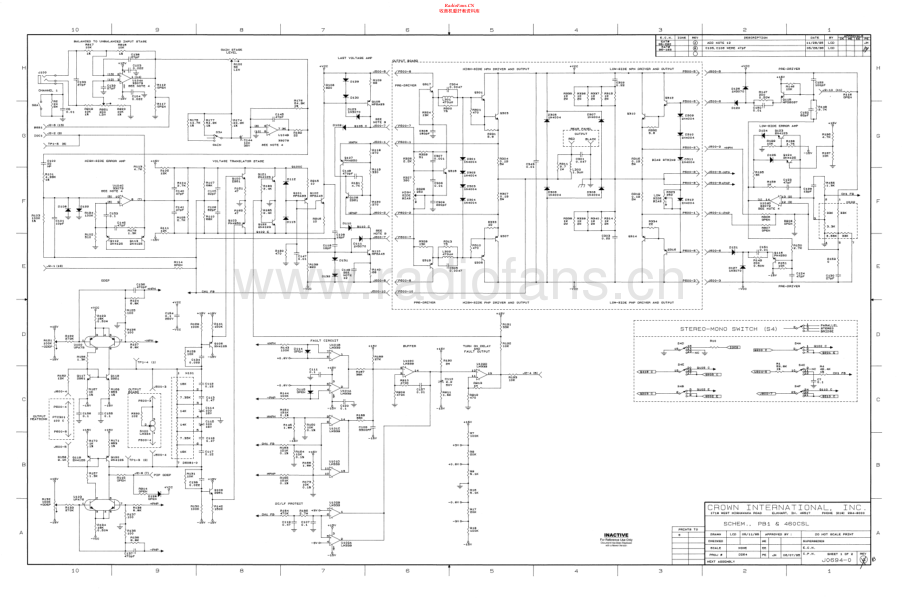 Crown-PB1B-pwr-sch维修电路原理图.pdf_第1页