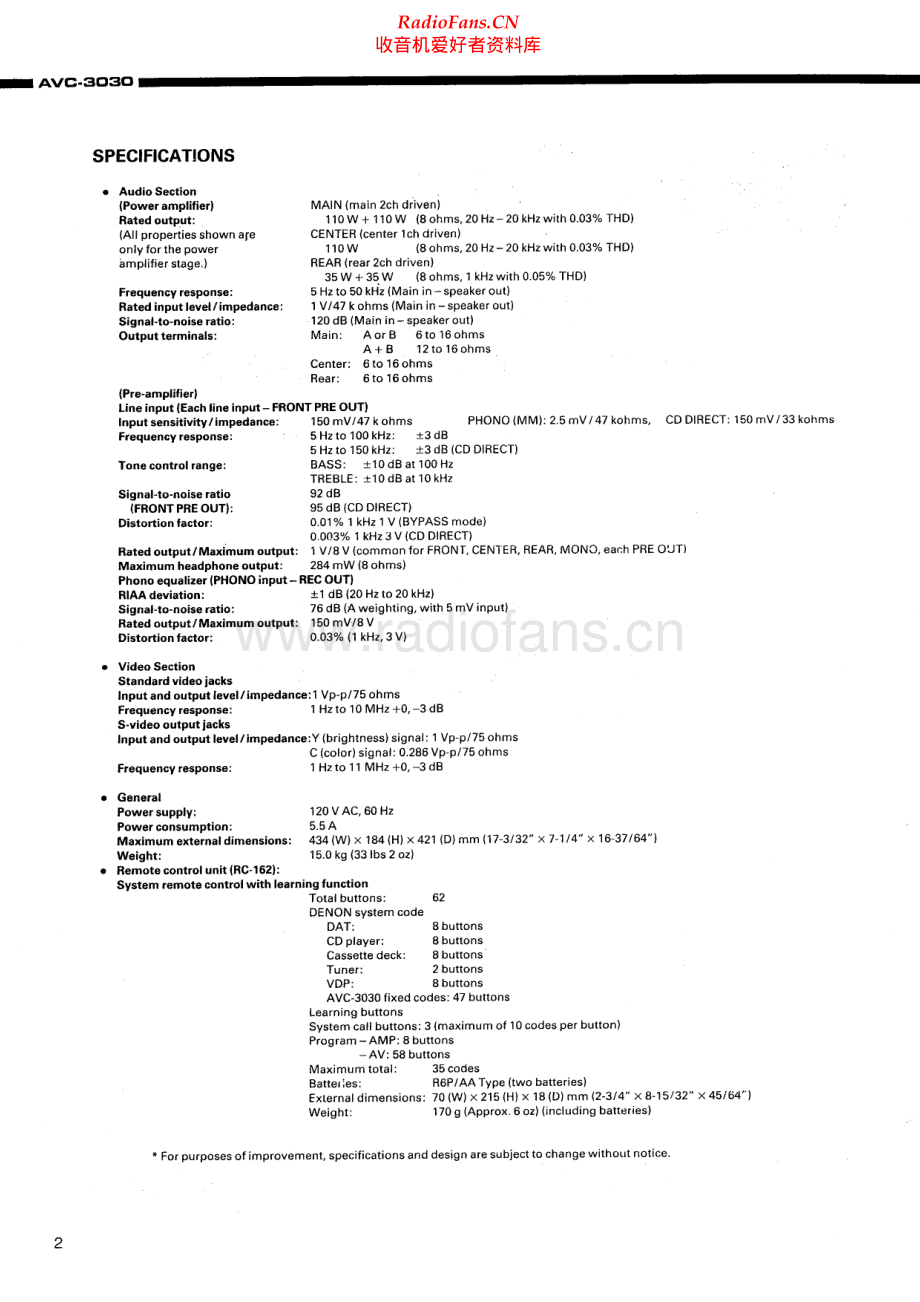 Denon-AVC3030-avr-sm维修电路原理图.pdf_第2页