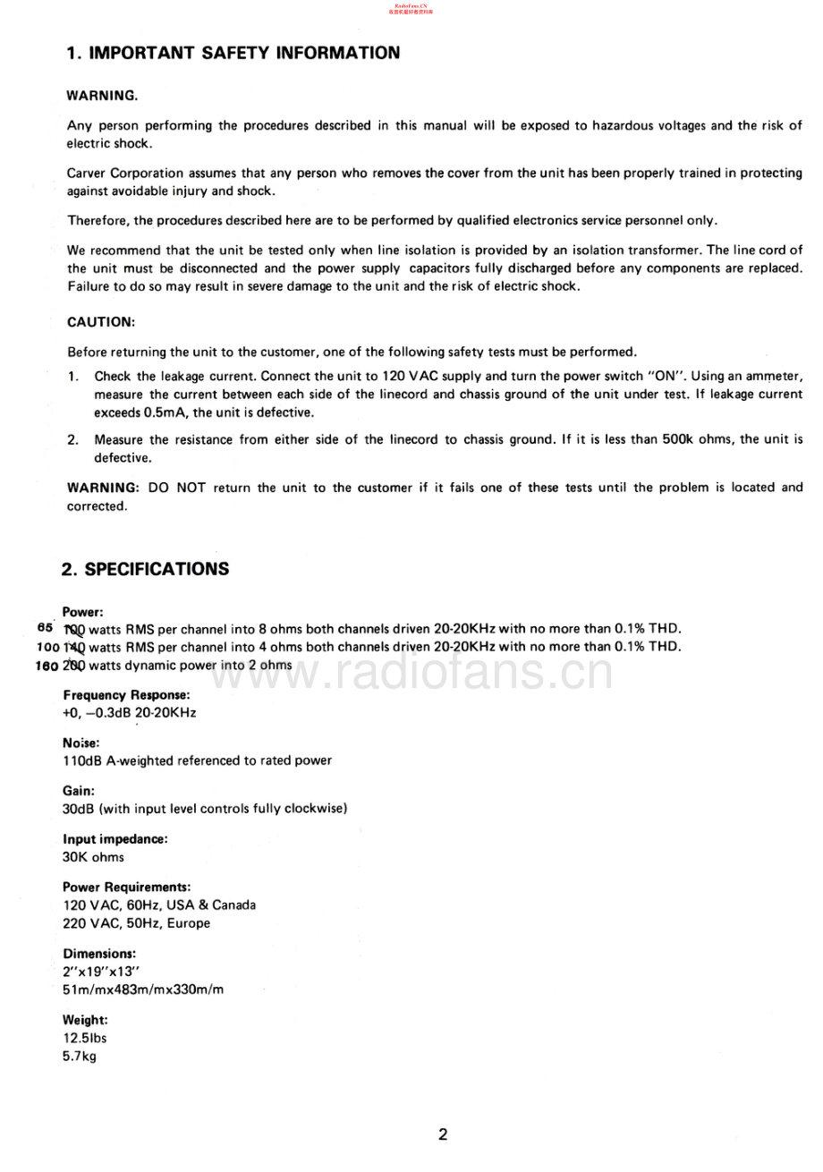 Carver-TFM6CB-pwr-sm维修电路原理图.pdf_第2页