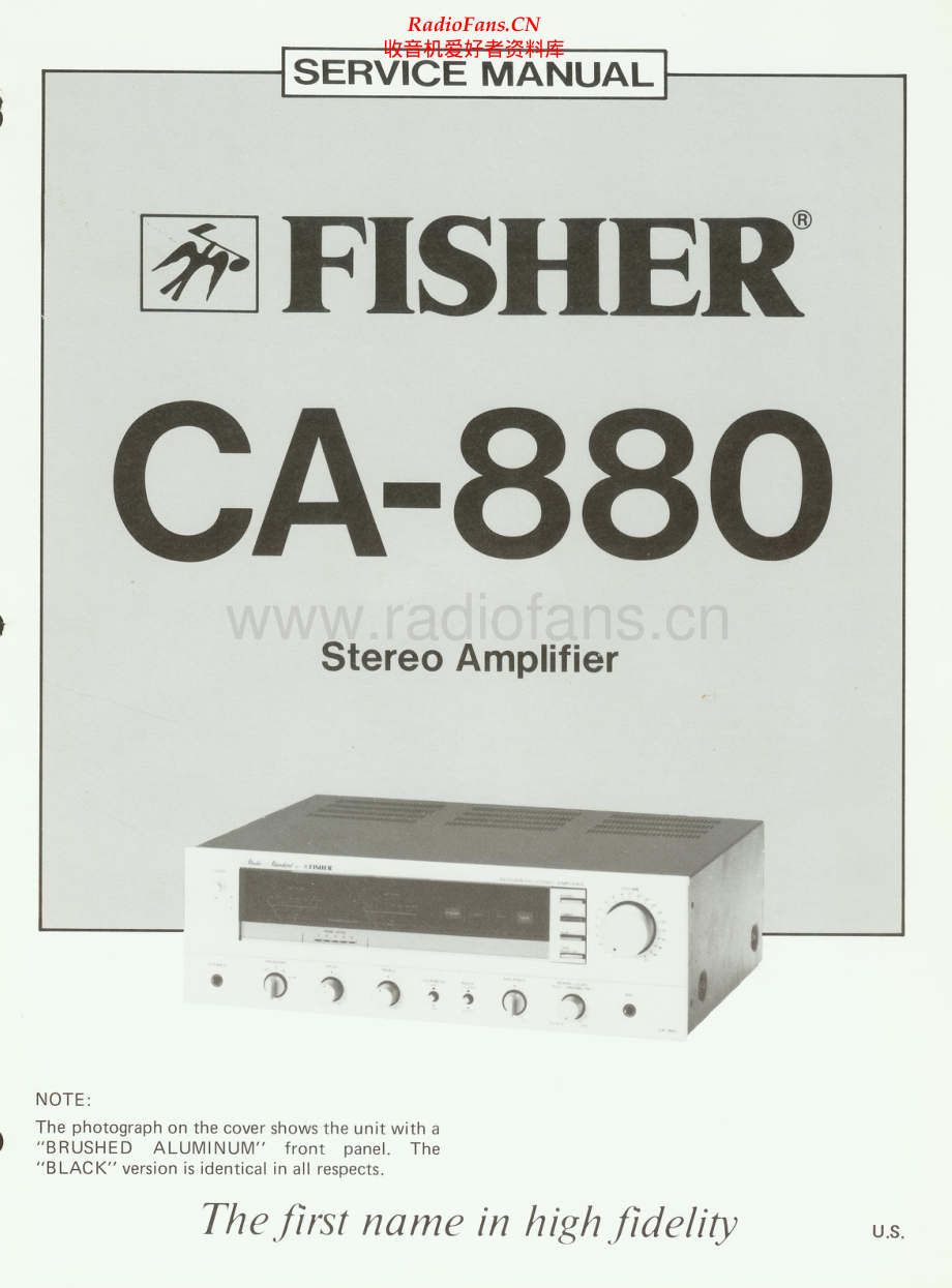 Fisher-CA880-int-sm维修电路原理图.pdf_第1页