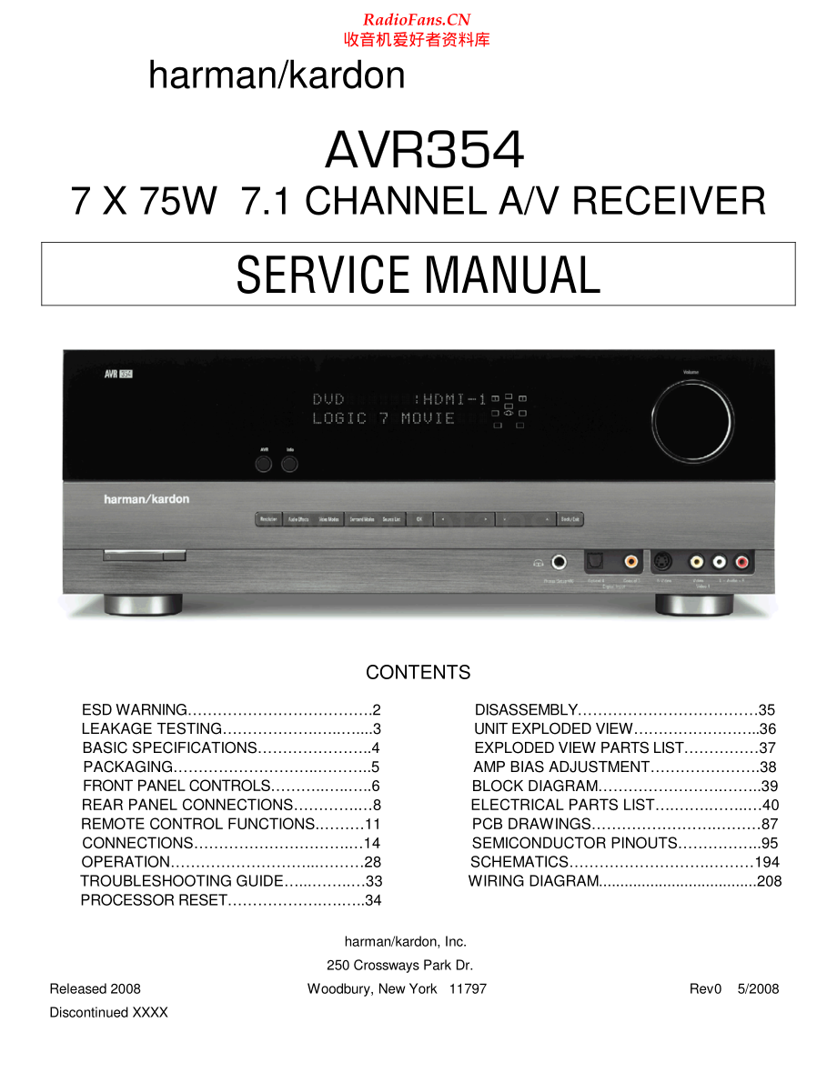 HarmanKardon-AVR354-avr-sm1维修电路原理图.pdf_第1页