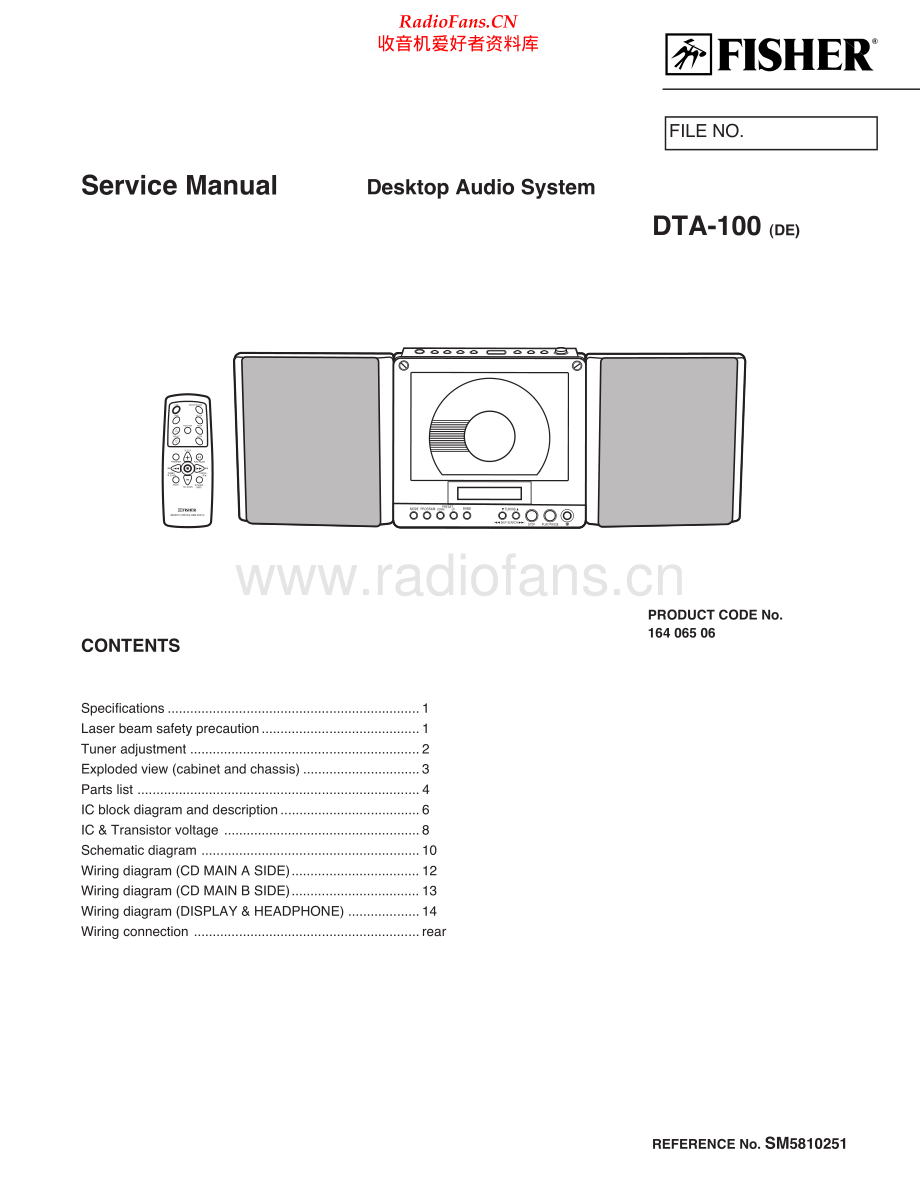 Fisher-DTA100-das-sm维修电路原理图.pdf_第1页