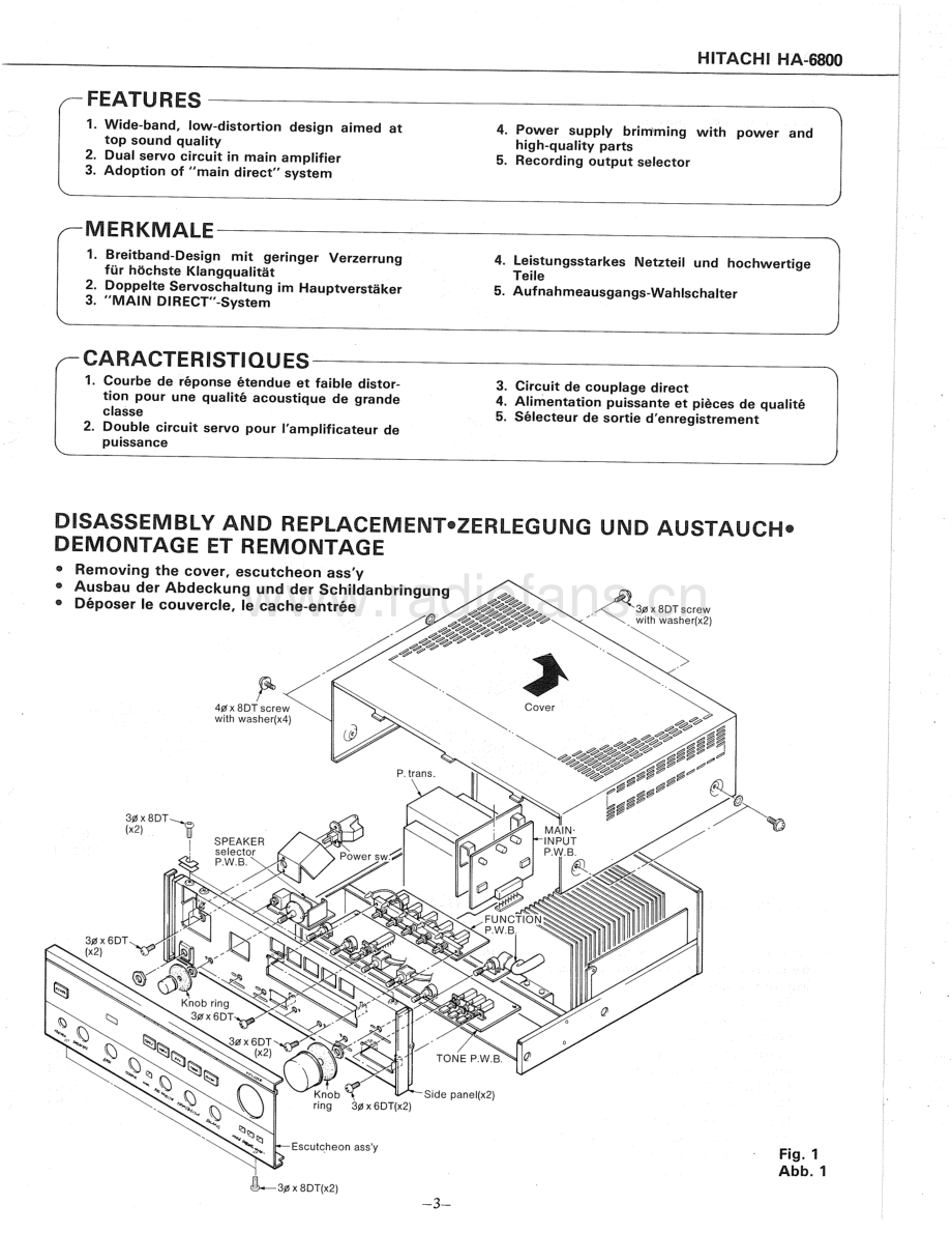 Hitachi-HA6800-int-sm 维修电路原理图.pdf_第3页