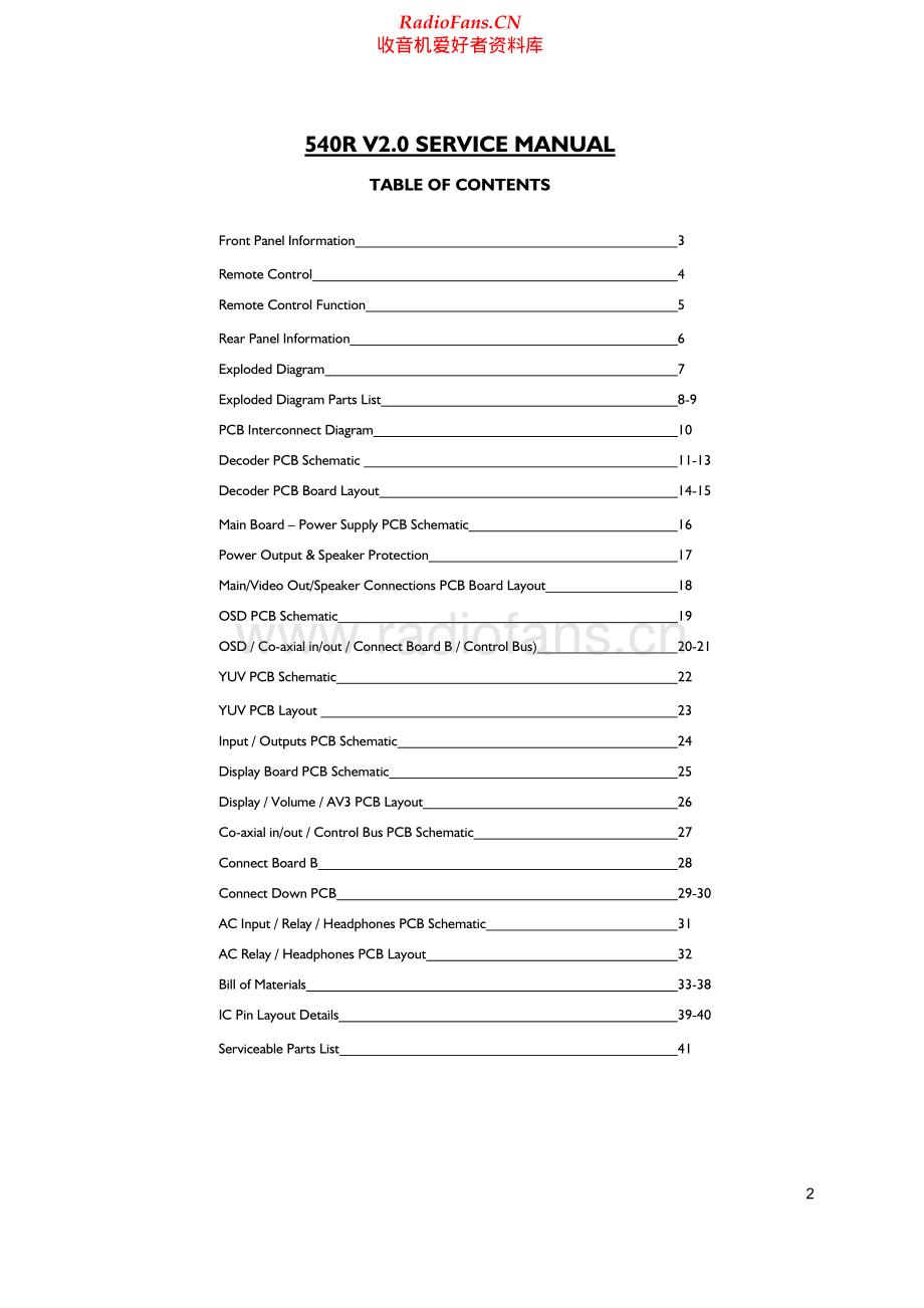 Cambridge-540RII-av-sm维修电路原理图.pdf_第2页