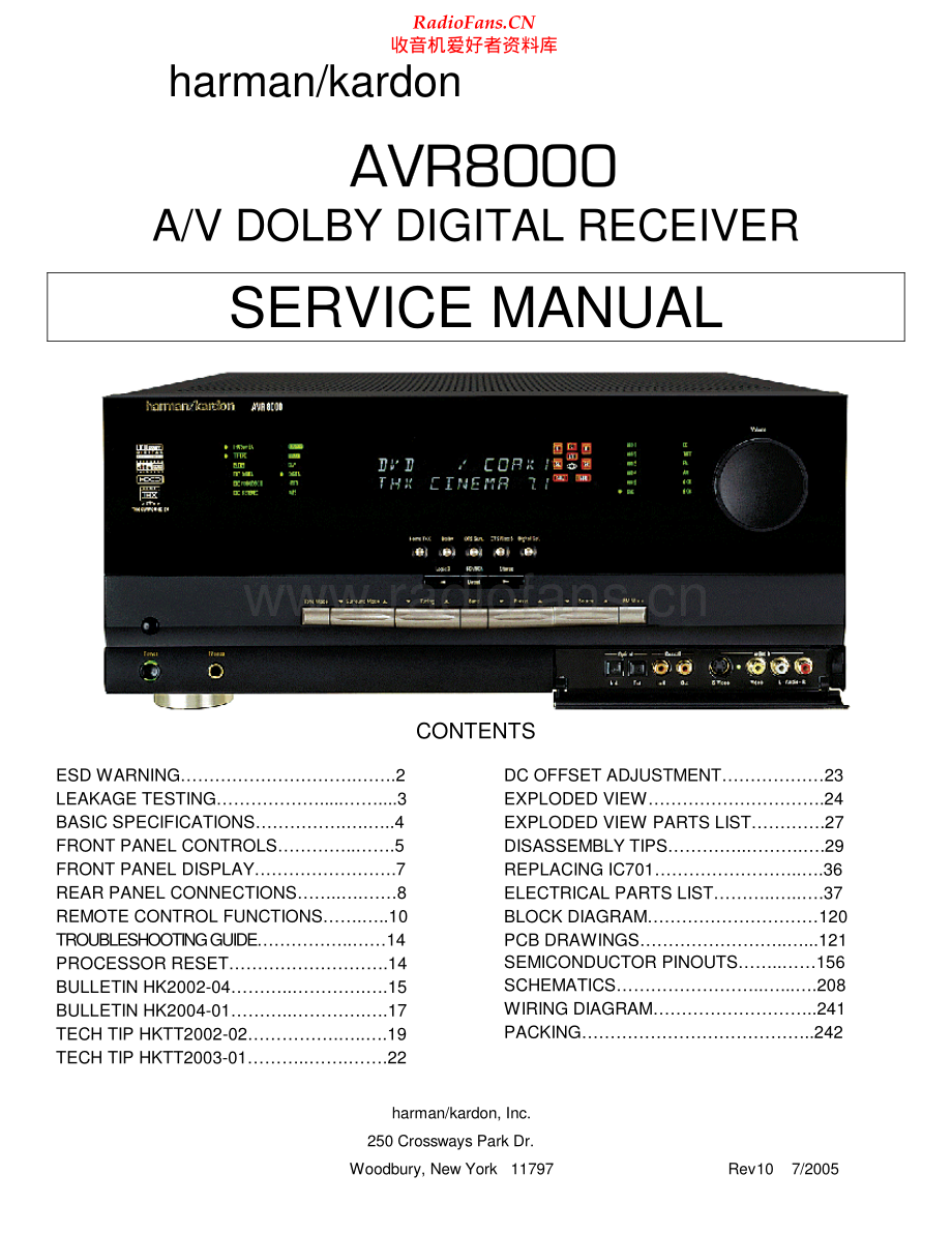 HarmanKardon-AVR8000-avr-sm维修电路原理图.pdf_第1页