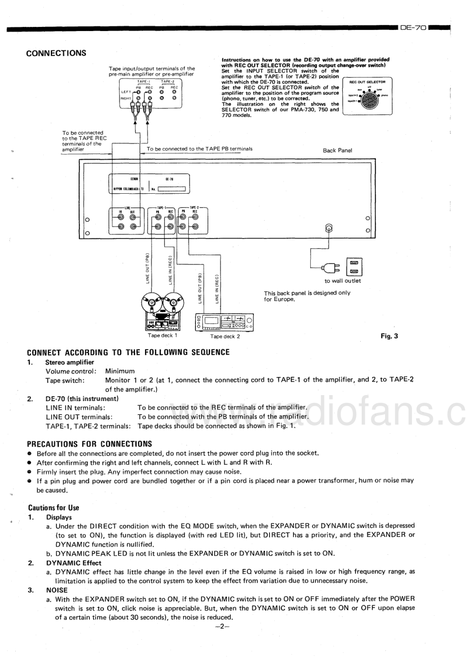 Denon-DE70-eq-sm维修电路原理图.pdf_第3页