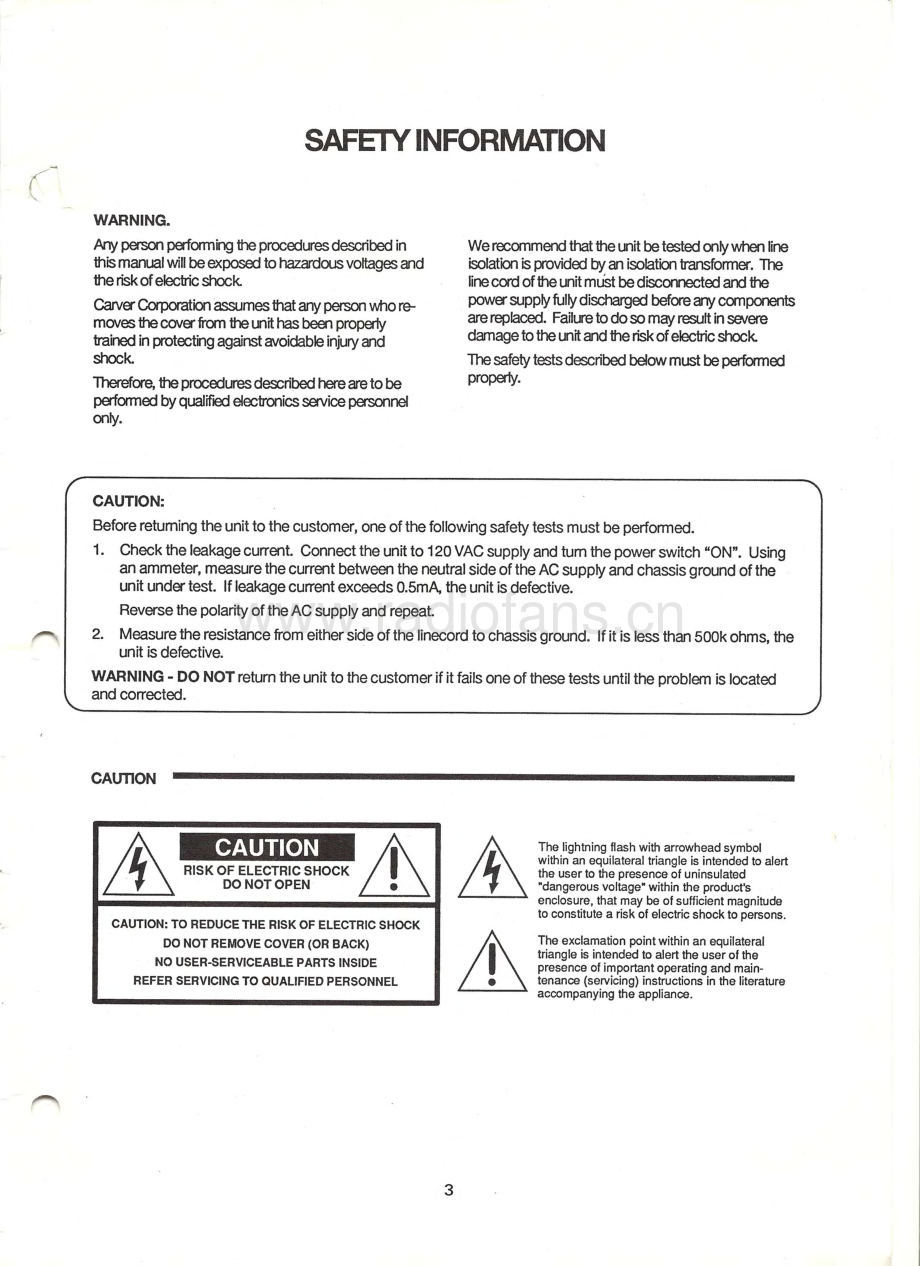 Carver-AV634-pwr-sm维修电路原理图.pdf_第3页