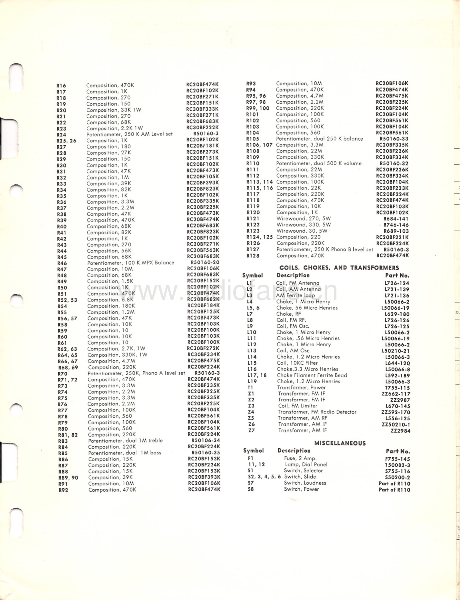 Fisher-Coronet808-mc-sm维修电路原理图.pdf_第3页