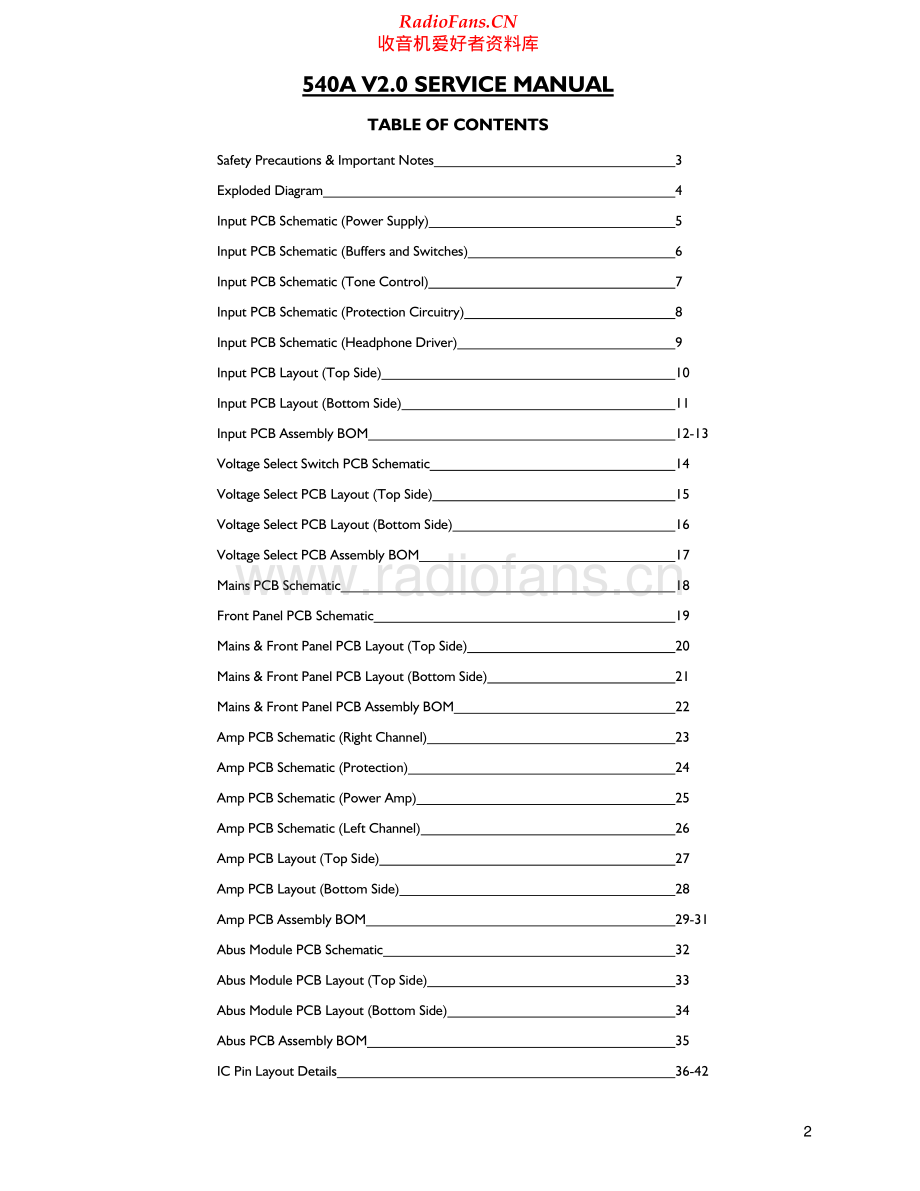 Cambridge-540AV2-int-sm维修电路原理图.pdf_第2页