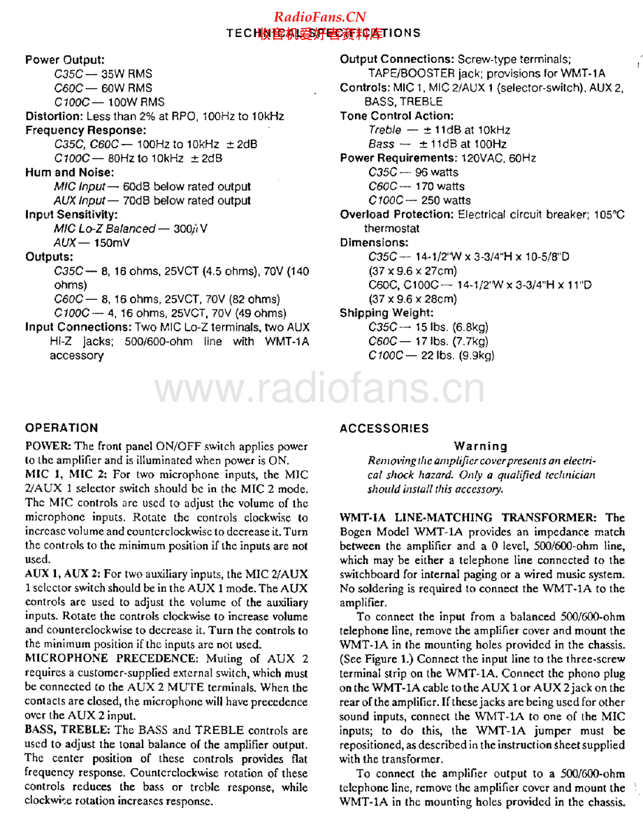 Bogen-C100C-pa-sm维修电路原理图.pdf_第2页