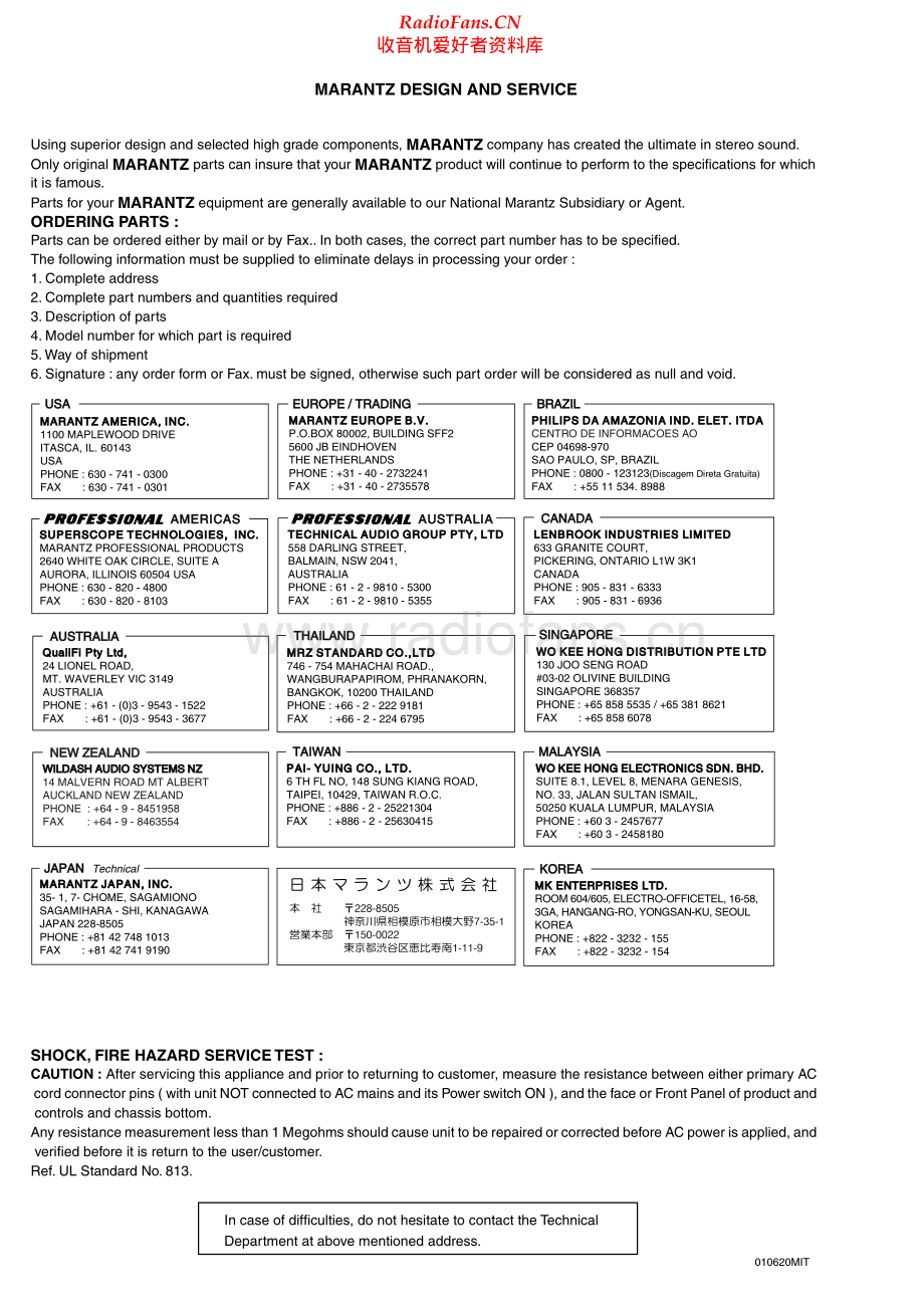 Marantz-PA01-ma-sm 维修电路原理图.pdf_第2页