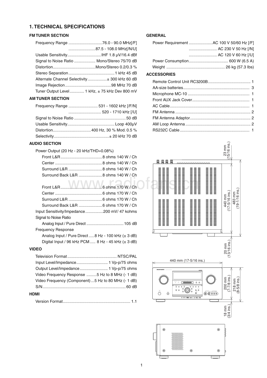 Marantz-SR9600-av-sm 维修电路原理图.pdf_第3页