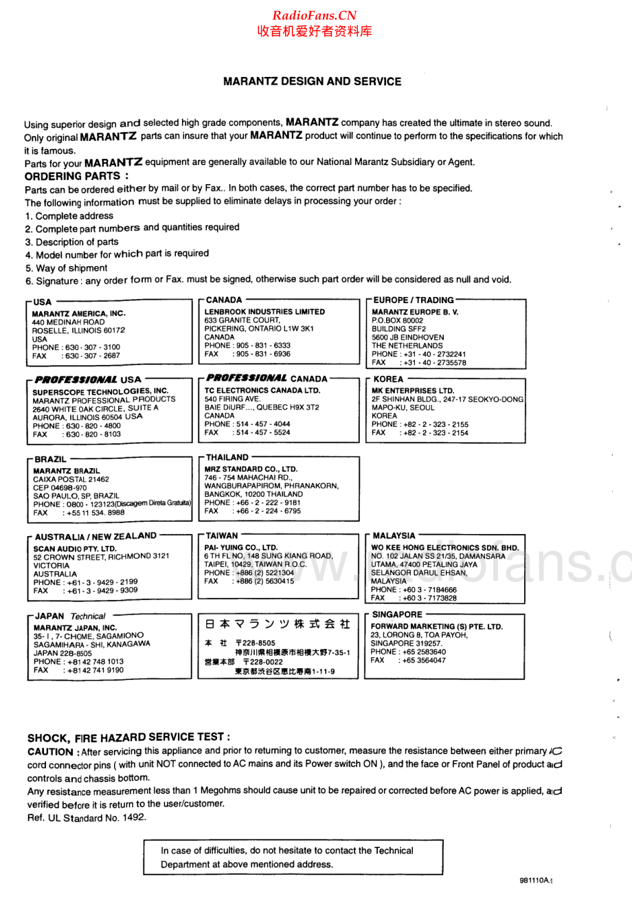 Marantz-SR390-avr-sm 维修电路原理图.pdf_第2页