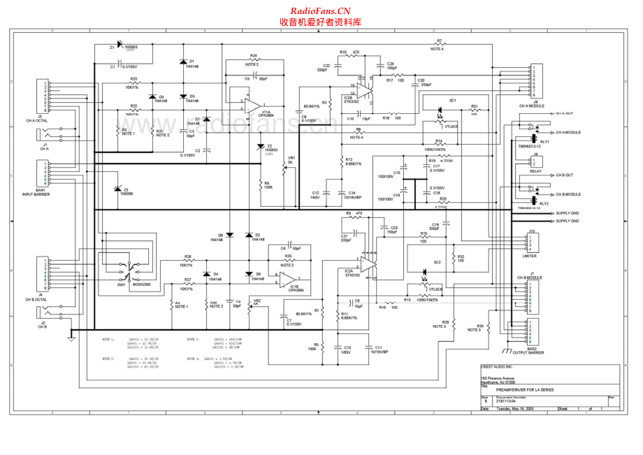 Crest-LA-series-sch维修电路原理图.pdf_第2页