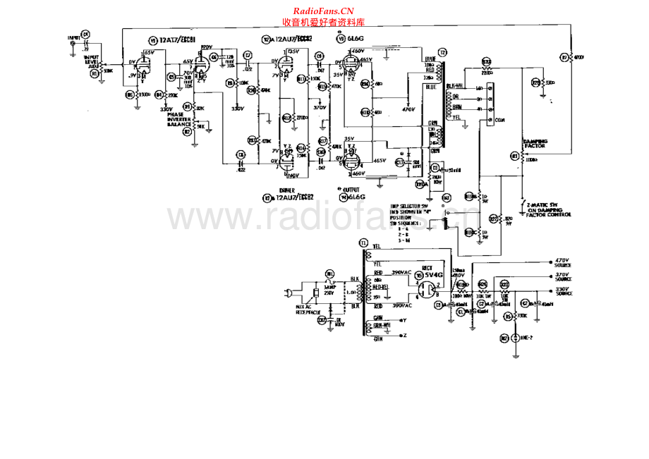 Fisher-SA100-pwr-sch维修电路原理图.pdf_第1页