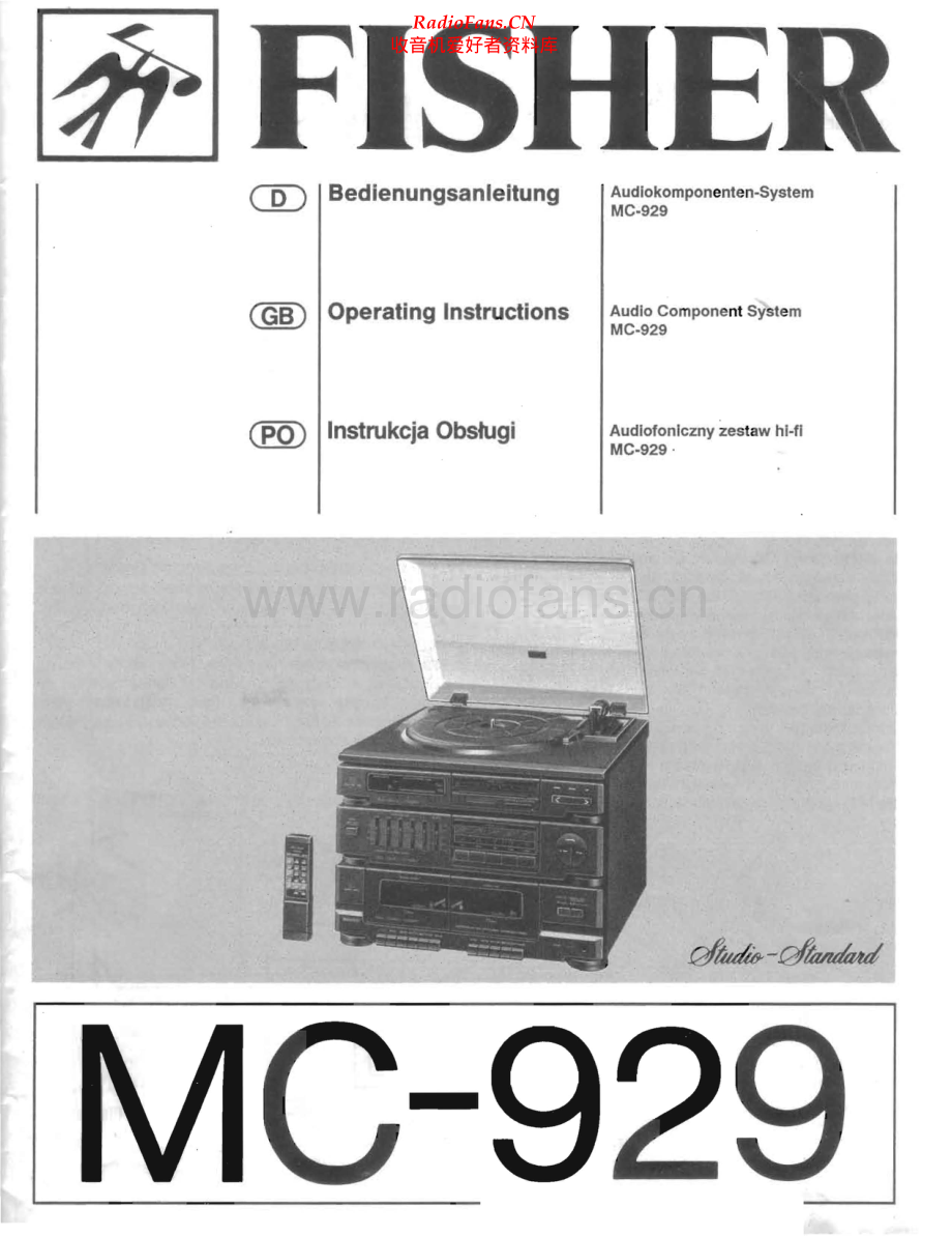 Fisher-MC929-mc-sch维修电路原理图.pdf_第1页