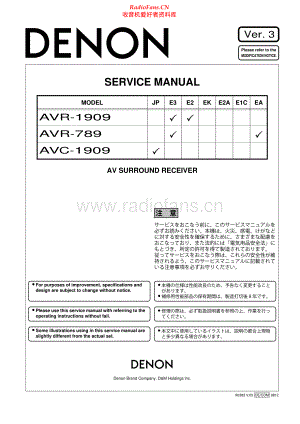 Denon-AVR789-avr-sm维修电路原理图.pdf