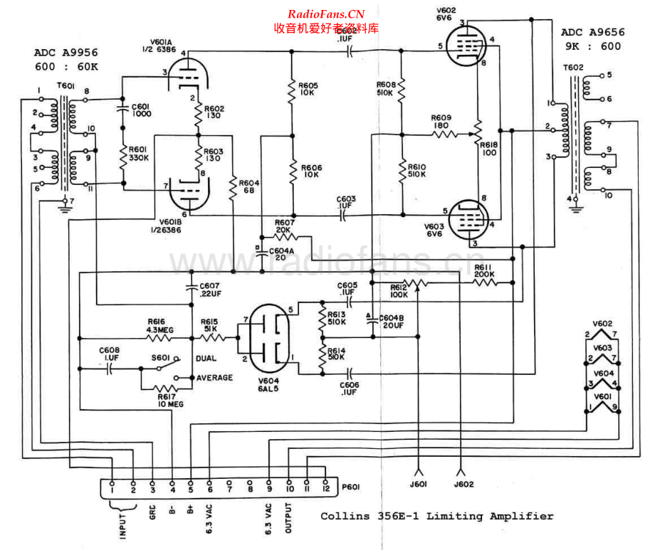 Collins-356U-lim-sch维修电路原理图.pdf_第1页