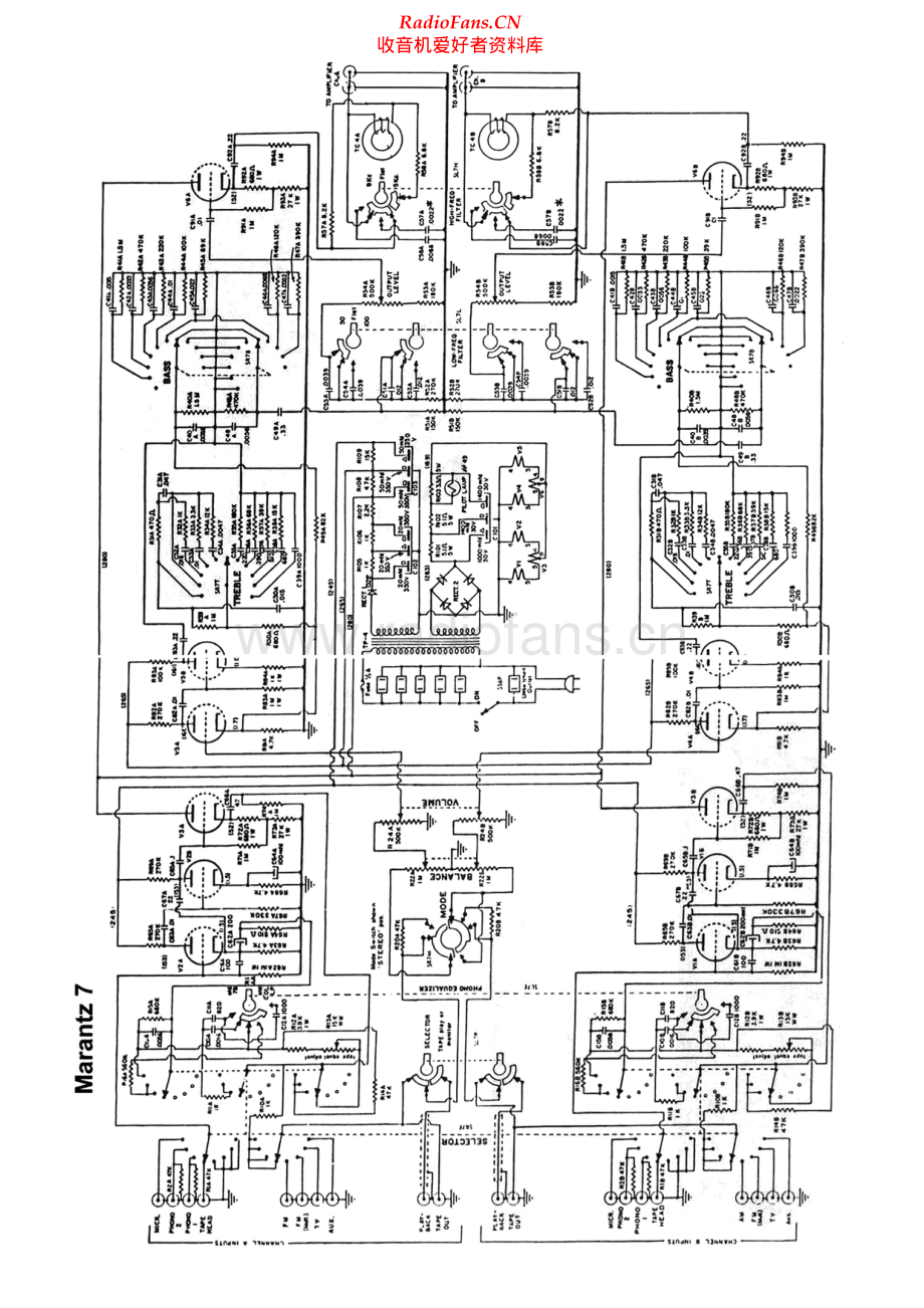 Marantz-7-pre-sch 维修电路原理图.pdf_第1页