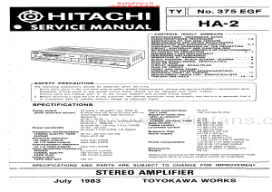 Hitachi-HA2-int-sm 维修电路原理图.pdf