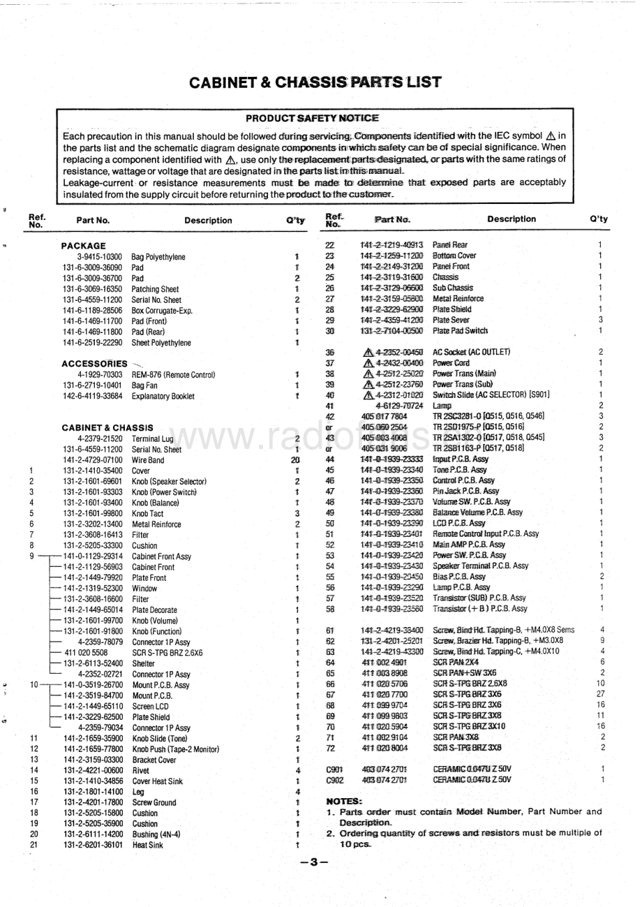 Fisher-CA876-int-sm维修电路原理图.pdf_第3页