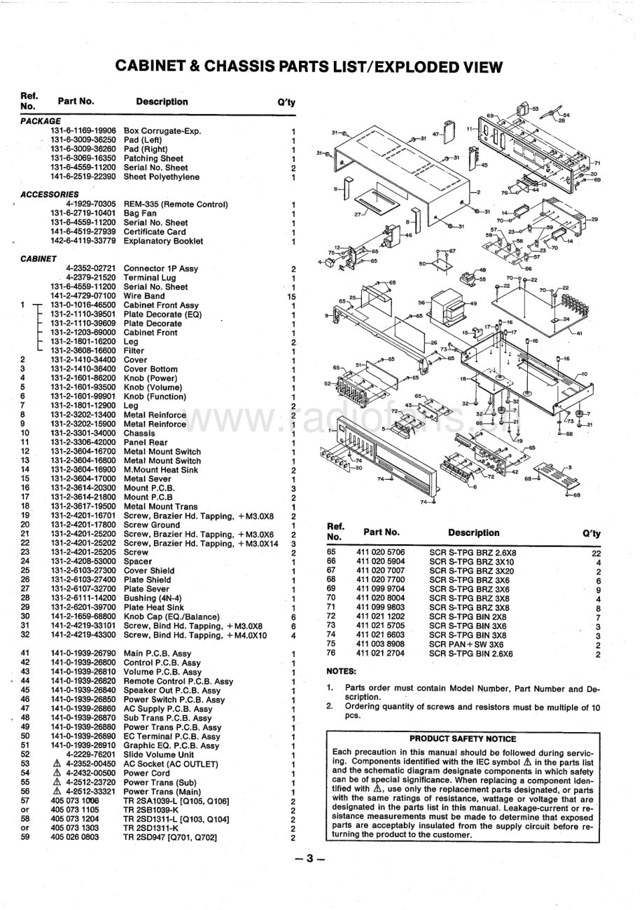 Fisher-CA335-int-sm维修电路原理图.pdf_第3页