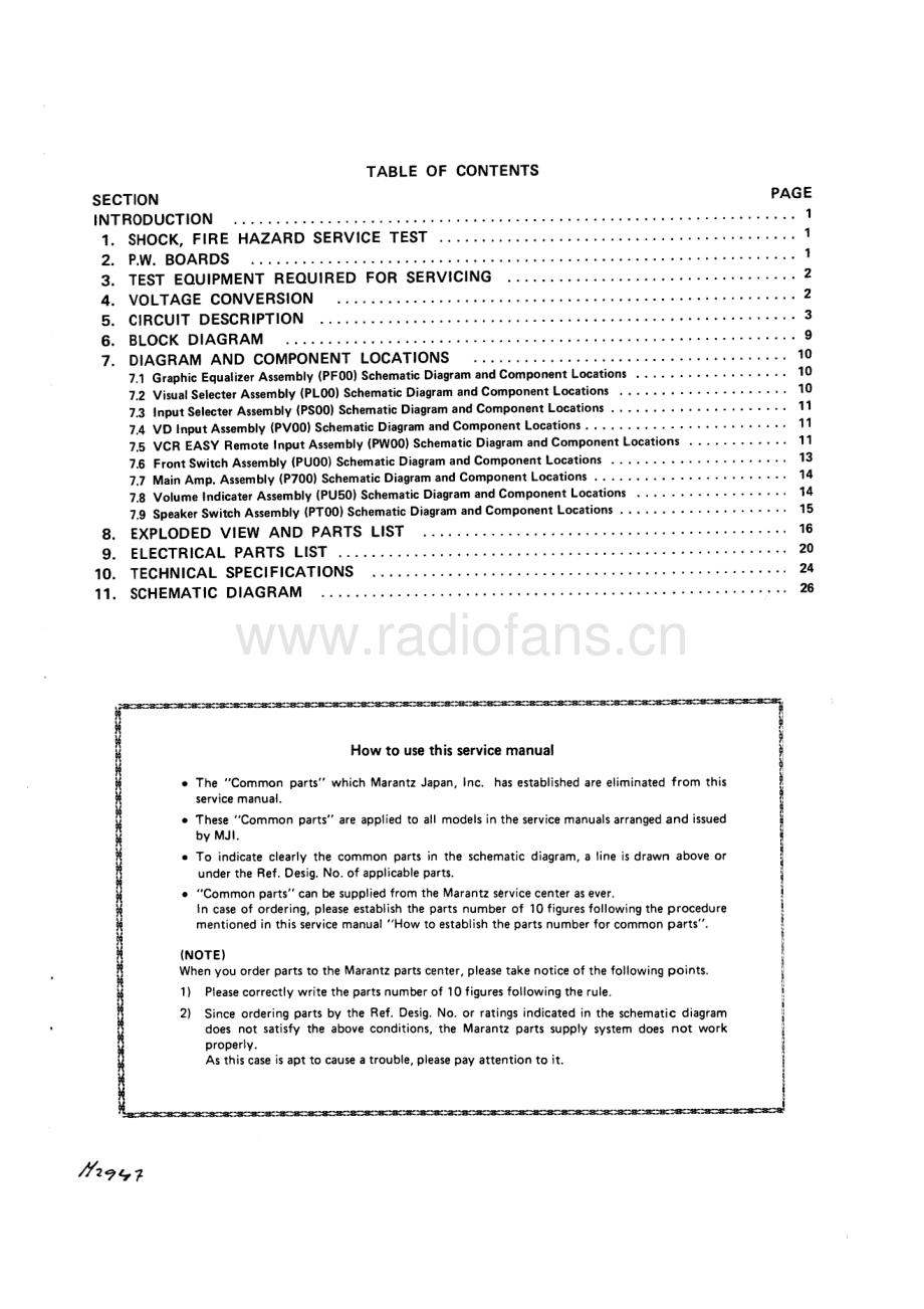 Marantz-PM451-int-sm 维修电路原理图.pdf_第3页