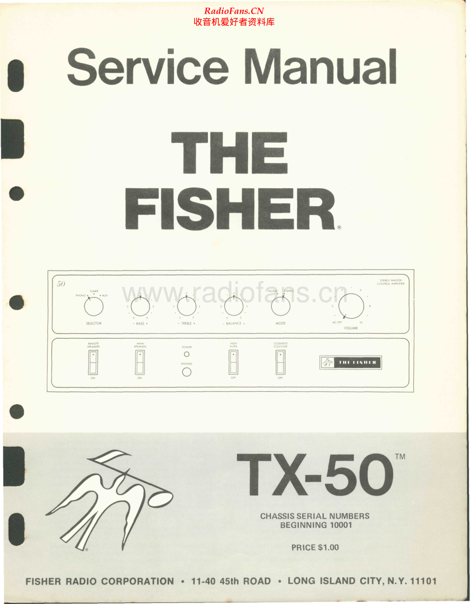 Fisher-TX50-int-sm维修电路原理图.pdf_第1页