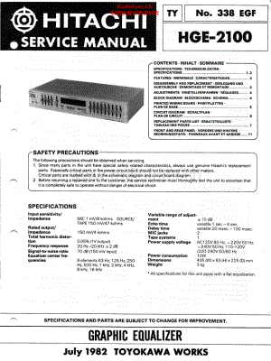 Hitachi-HGE2100-eq-sm 维修电路原理图.pdf