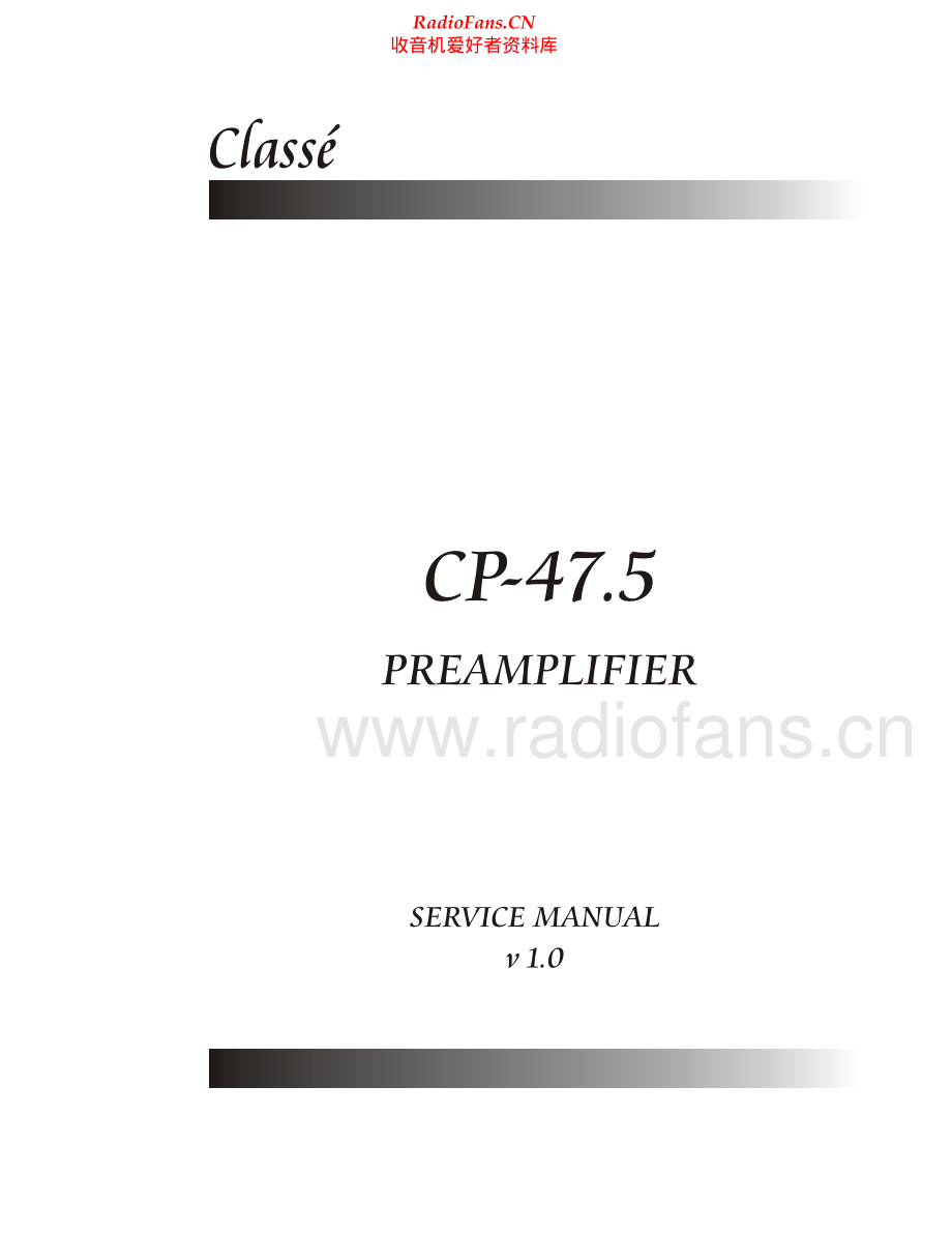 Classe-CP47_5-pre-sm维修电路原理图.pdf_第1页