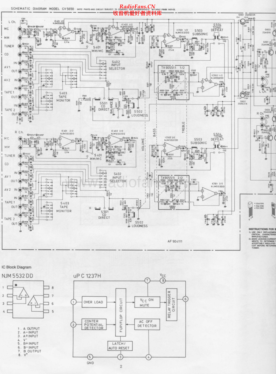 Dual-CV5650-int-sm维修电路原理图.pdf_第2页