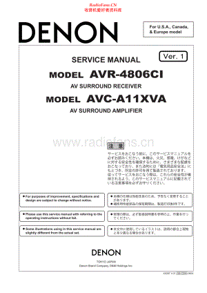 Denon-AVCA11XVA-avr-sm维修电路原理图.pdf