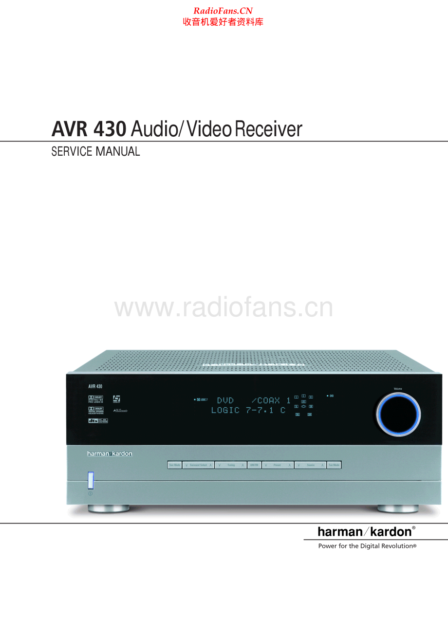 HarmanKardon-AVR430-avr-sm2维修电路原理图.pdf_第1页