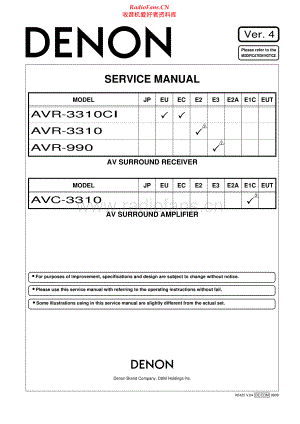 Denon-AVC3310-avr-sm维修电路原理图.pdf