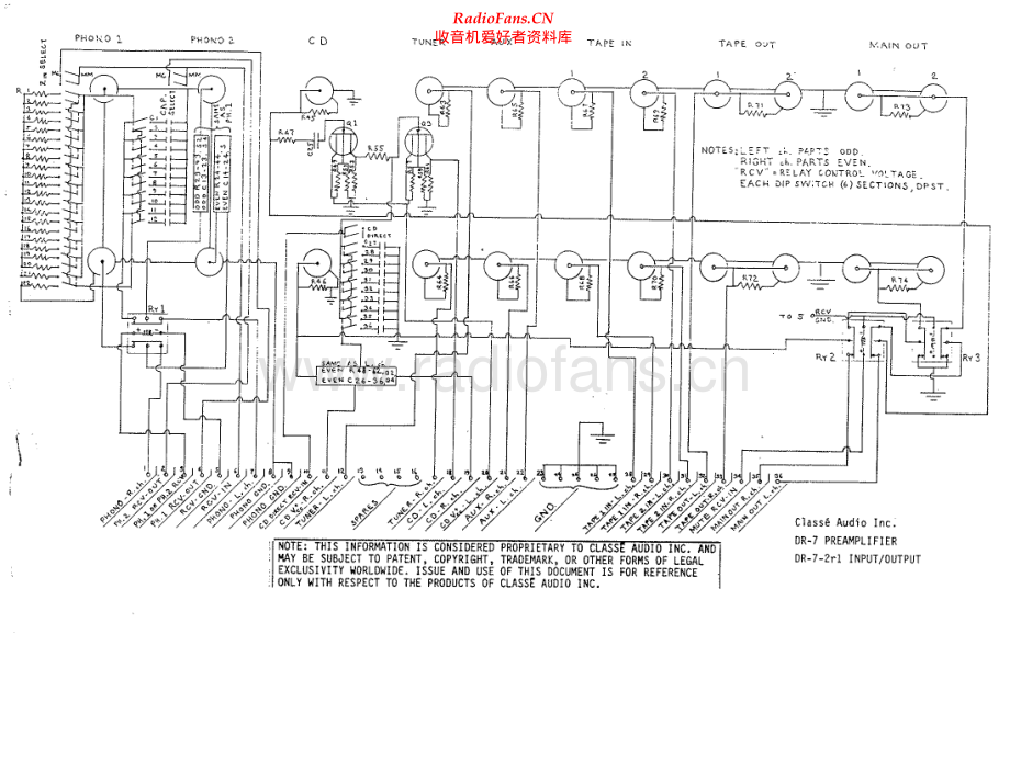 Classe-DR7-pre-sch维修电路原理图.pdf_第1页