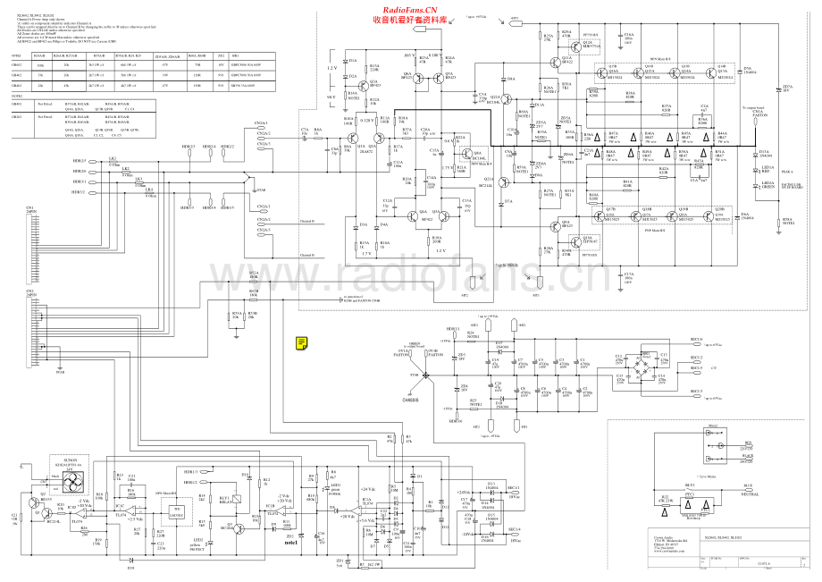 Crown-XLS602-pwr-sch维修电路原理图.pdf_第1页